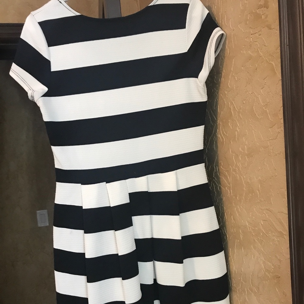 Black and white dress